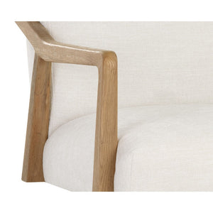 Collin Office Chair - Natural - Heather Ivory Tweed