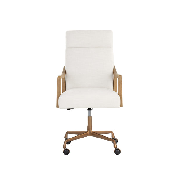 Collin Office Chair - Natural - Heather Ivory Tweed