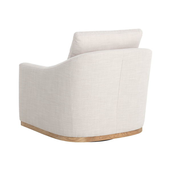 Corbin Swivel Lounge Chair - Effie Linen