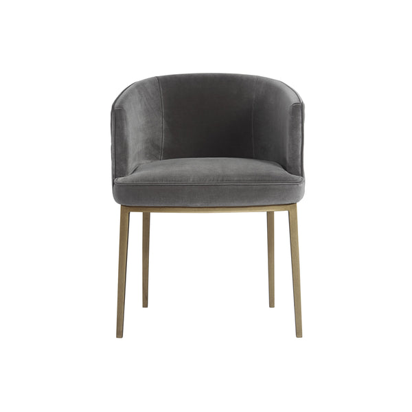 Cornella Dining Armchair - Blush Grey