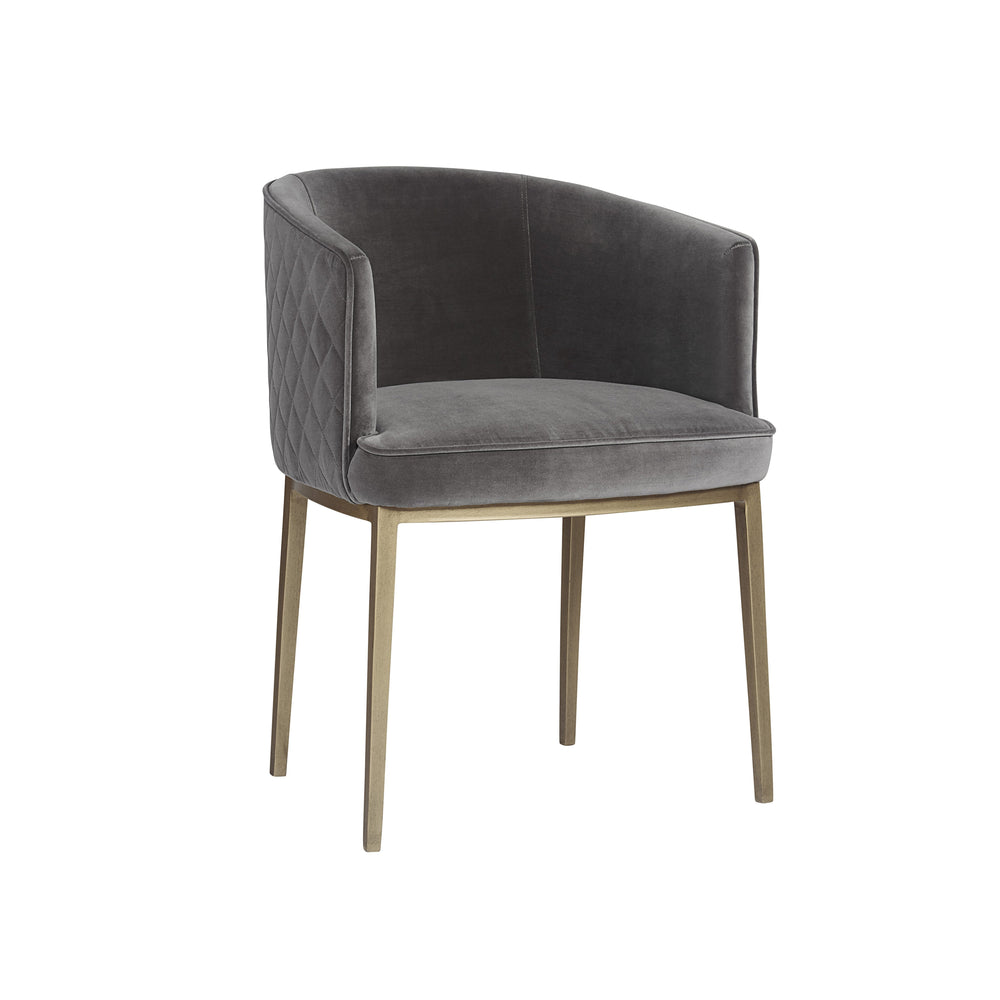 Cornella Dining Armchair - Blush Grey
