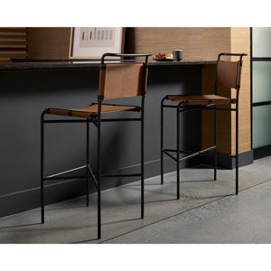 Corrigan Barstool - Cognac Leather