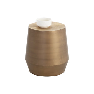 Creed End Table - Antique Gold