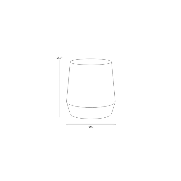 Creed End Table - Antique Gold