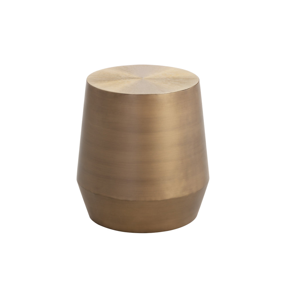 Creed End Table - Antique Gold