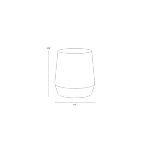 Creed End Table - Gunmetal