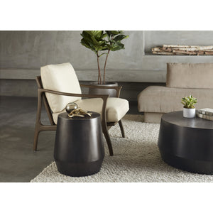 Creed End Table - Gunmetal