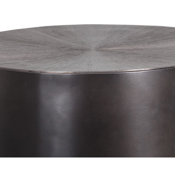 Creed End Table - Gunmetal