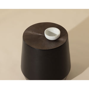 Creed End Table - Gunmetal