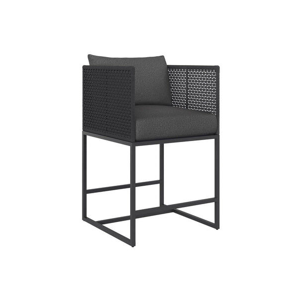 Crete Counter Stool - Dark Grey - Gracebay Grey