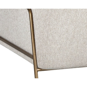 Cybil Lounge Chair - Dove Cream