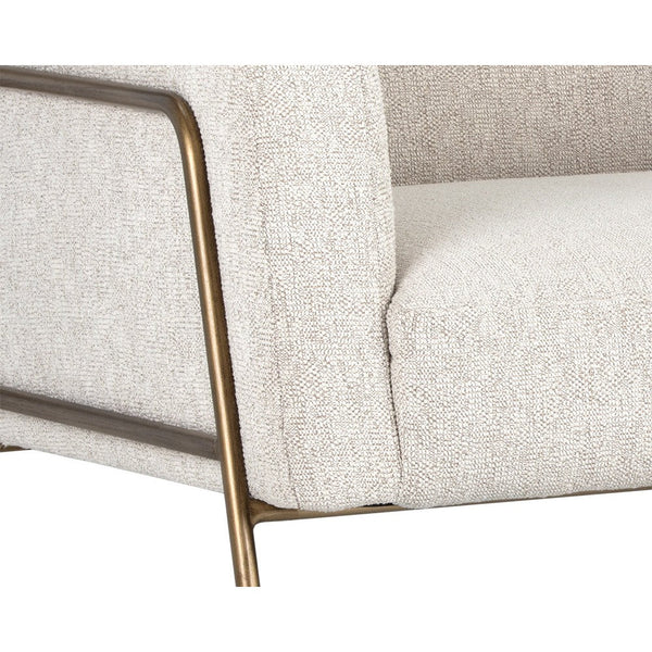 Cybil Lounge Chair - Dove Cream