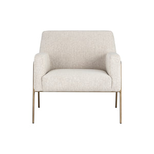 Cybil Lounge Chair - Dove Cream