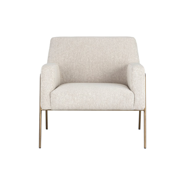 Cybil Lounge Chair - Dove Cream