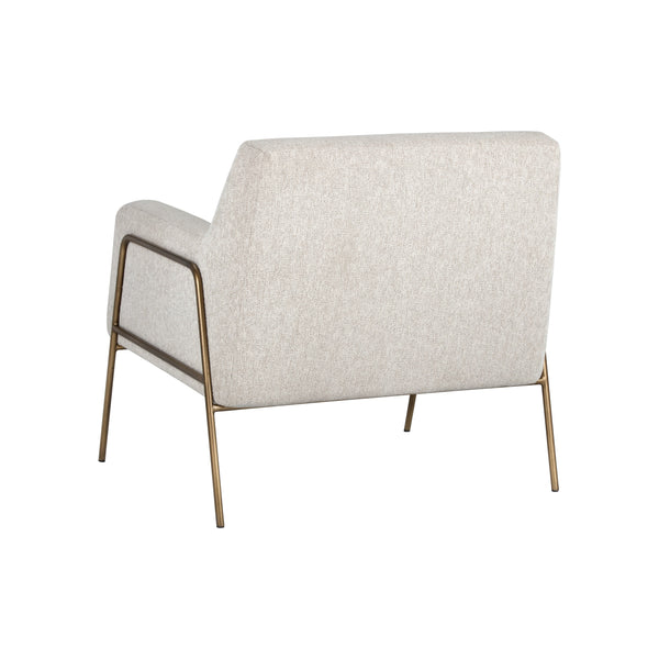 Cybil Lounge Chair - Dove Cream