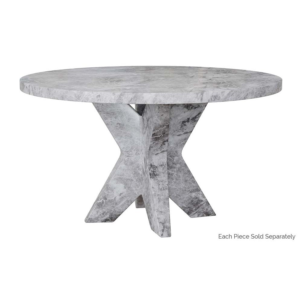 Cypher Dining Table Top - Marble Look - Grey - 55"