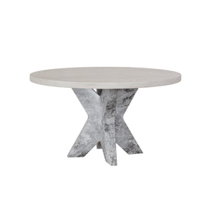 Cypher Dining Table Top - Wood - White Ceruse - 55"