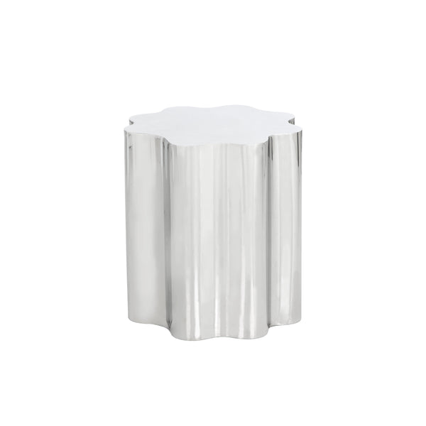 Dahlia End Table - Stainless Steel