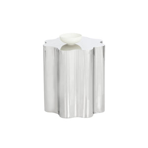 Dahlia End Table - Stainless Steel