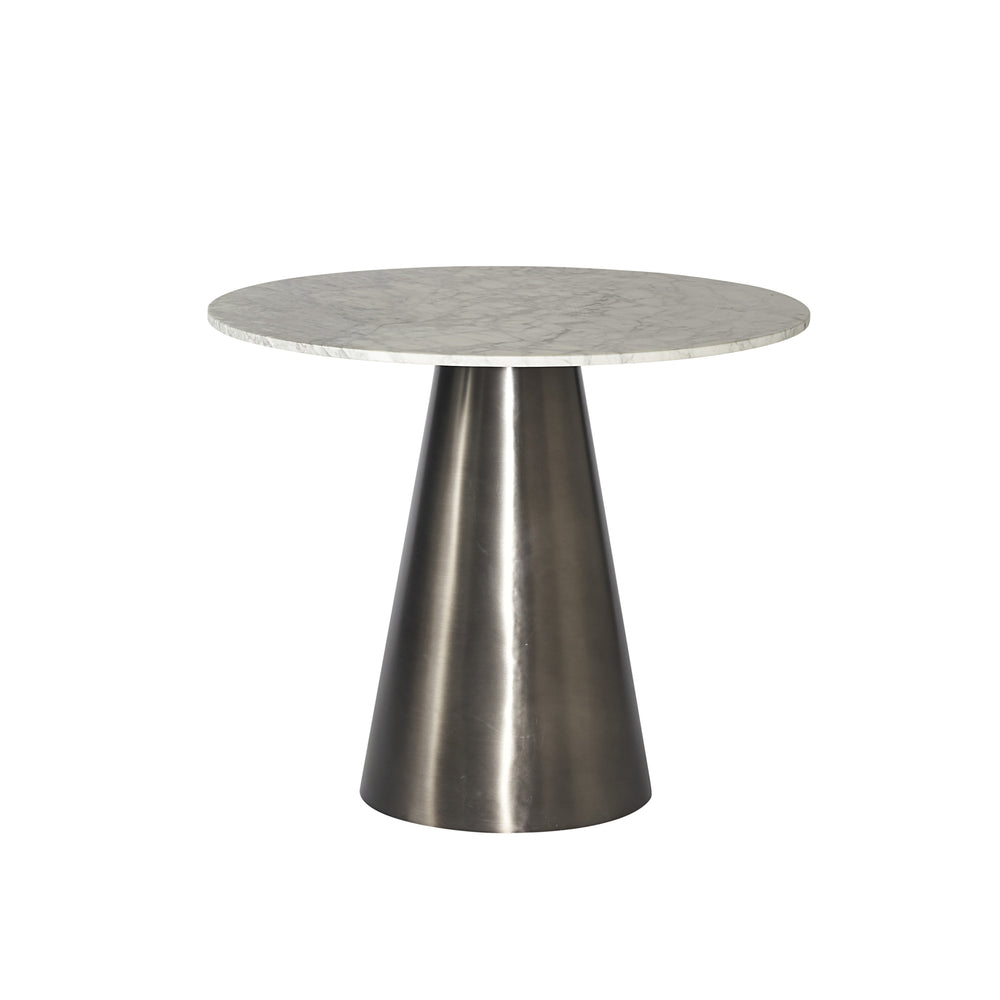 Damon Bistro Table - Gunmetal - 35.5"