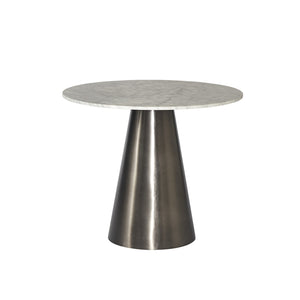 Damon Bistro Table - Gunmetal - 35.5"