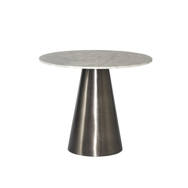 Damon Bistro Table - Gunmetal - 35.5"