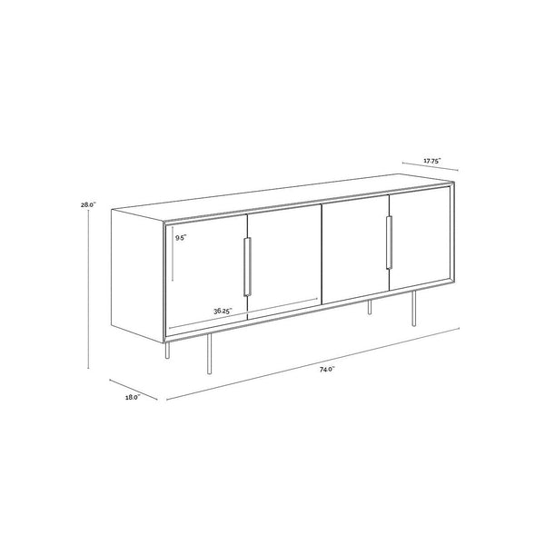 Danbury Sideboard - Modern Cream