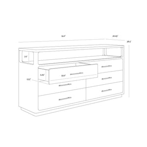 Danette Dresser - Black