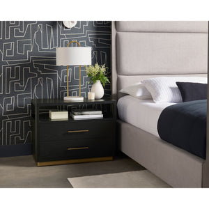 Danette Nightstand - Black