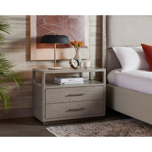Danette Nightstand - Grey