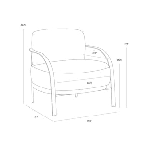 Daphne Lounge Chair - Hailey Moon