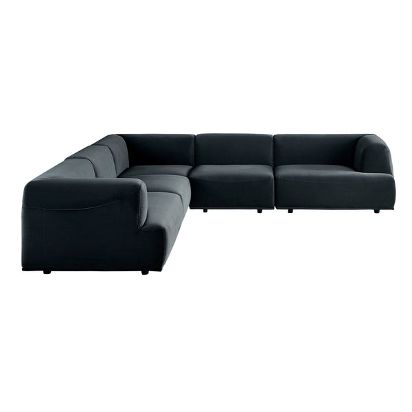 Darren Modular Corner Chair - Smokescreen