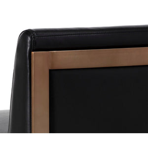 Dean Barstool - Antique Brass - Cantina Black