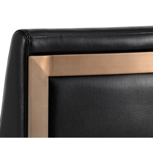 Dean Counter Stool - Antique Brass - Cantina Black