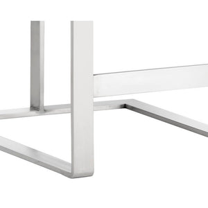 Dean Counter Stool - Stainless Steel - Cantina Magnetite