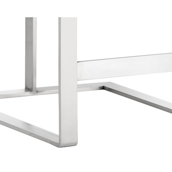 Dean Counter Stool - Stainless Steel - Cantina Magnetite