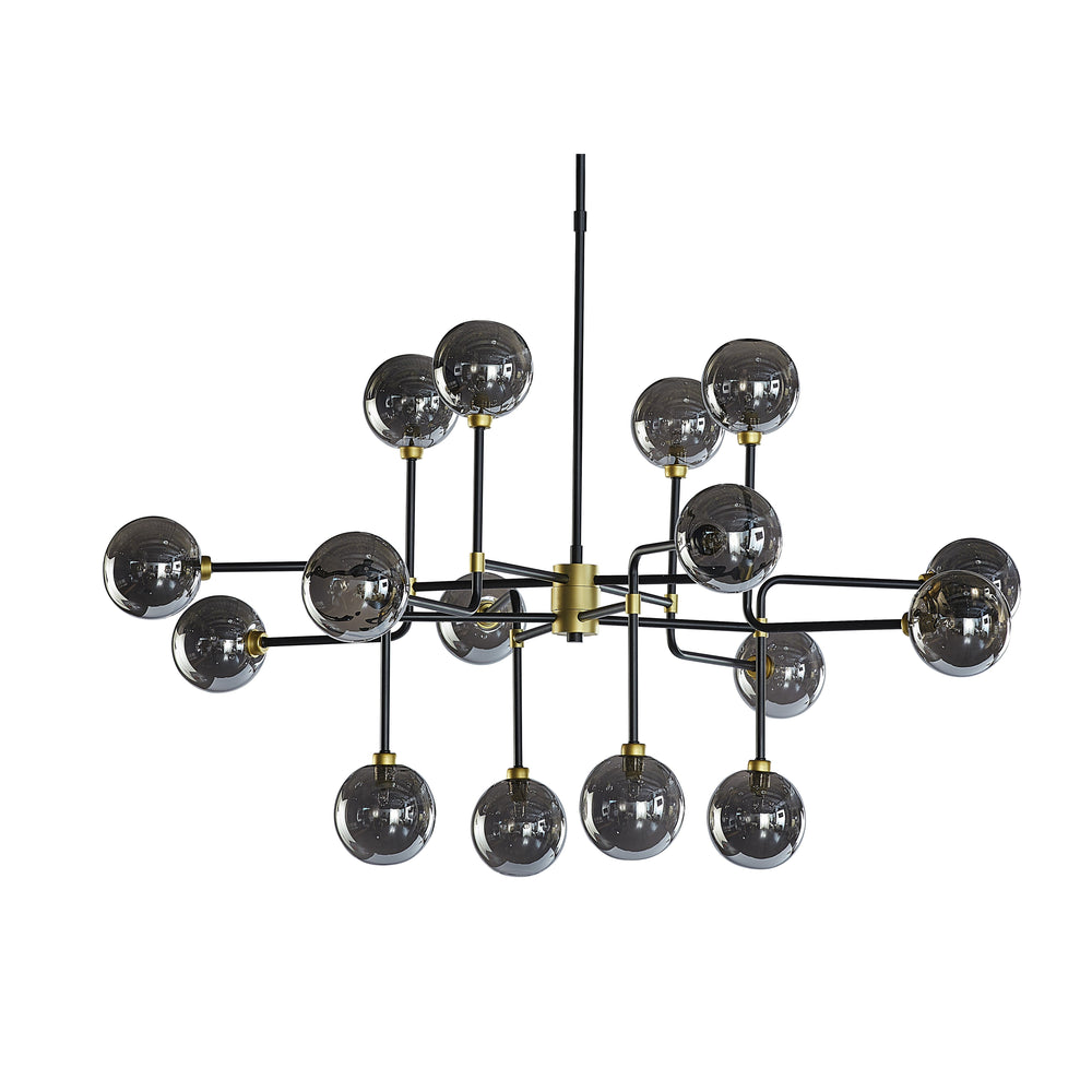 Deimos Chandelier Large - Smoke Grey
