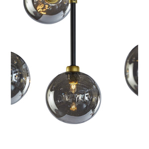 Deimos Chandelier Large - Smoke Grey
