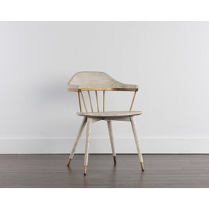 Demi Dining Armchair - Grey