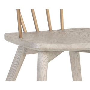 Demi Dining Armchair - Grey