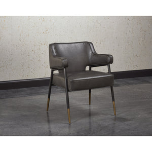 Derome Dining Armchair - Bravo Portabella