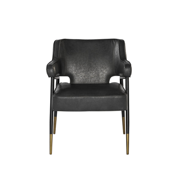 Derome Dining Armchair - Bravo Portabella