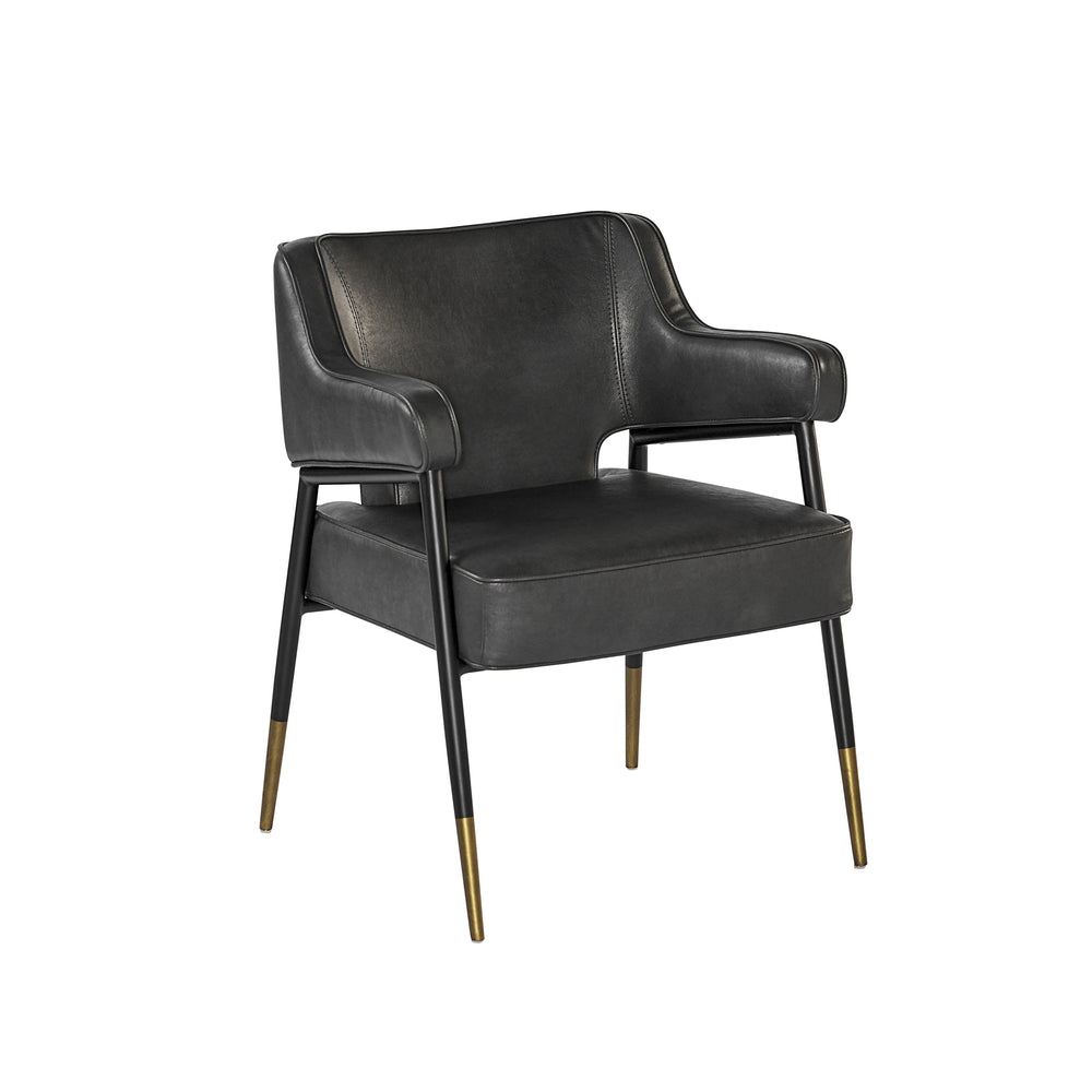 Derome Dining Armchair - Bravo Portabella