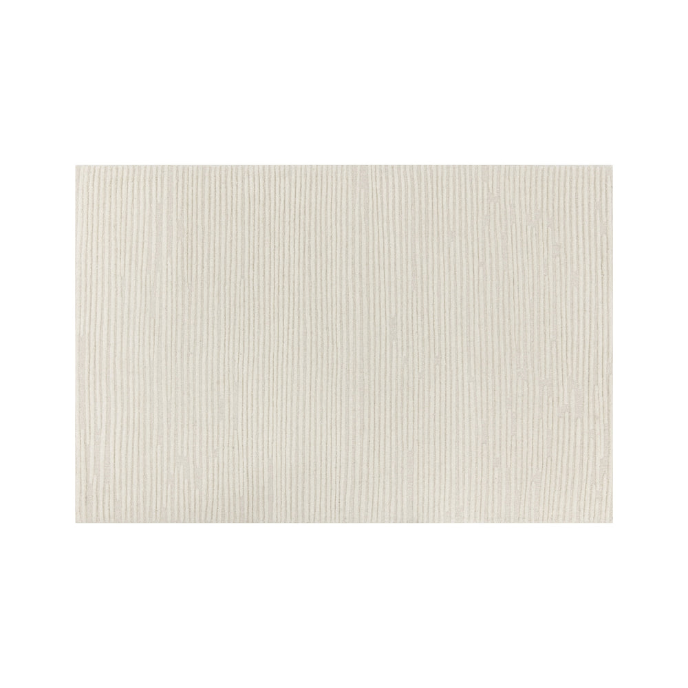 Deva Hand Woven Rug - Ivory - 6' X 9'