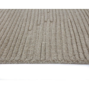 Deva Hand Woven Rug - Taupe - 6' X 9'