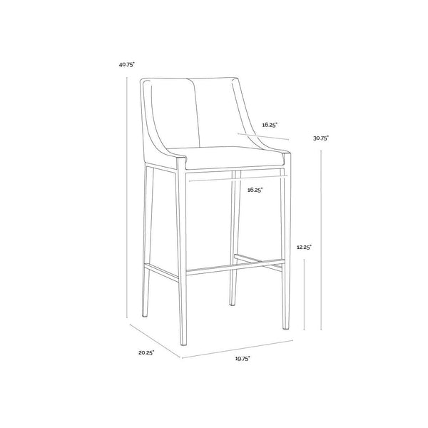 Dionne Barstool - Monument Oatmeal