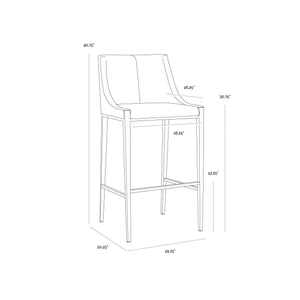 Dionne Barstool - Monument Pebble
