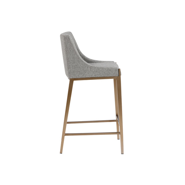 Dionne Counter Stool - Monument Pebble