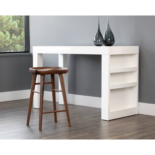 Dominic Counter Stool - Walnut