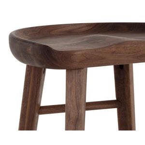 Dominic Counter Stool - Walnut